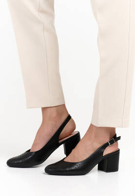 SK170 CZARNY SKÓRA EKO