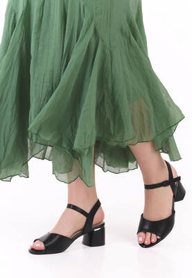 SK876 CZARNY SKÓRA EKO