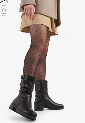 BT288-S PÓŁBUT CZARNY SKÓRA