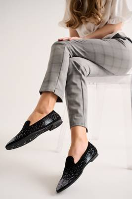 BL601 BALETKA CZARNY MIKROFIBRA r.36