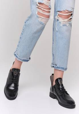 PB262 PÓŁBUT CZARNY LAKIER