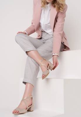 SK825 SATYNOWY ZŁOTY SKÓRA EKO