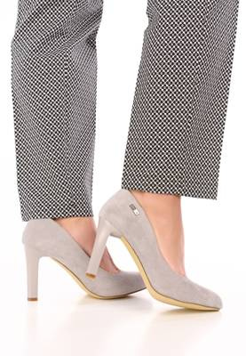 1457 CZÓŁENKA SZARY ZAMSZ