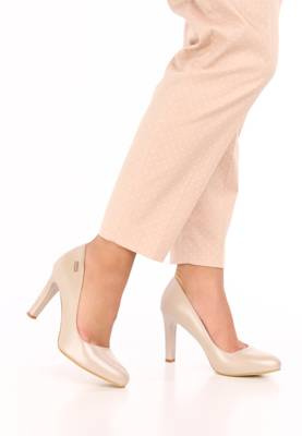 1457 CZÓŁENKA BEŻ (ZŁOTY) PERŁA